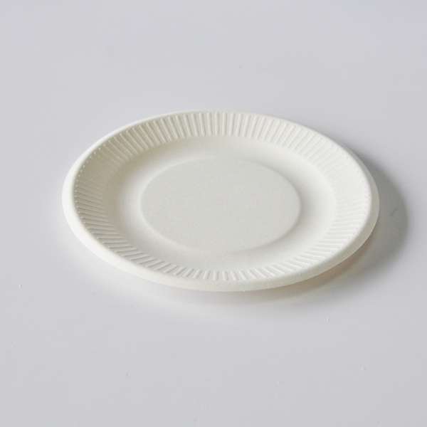 MM-8 Eco-Friendly Disposable Plate Biodegradable Sugarcane Bagasse Tableware